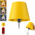 Wireless Touch Mini LED Lamp Rechargeable Dimmable Warm Light Portable Small Table Night Lamp For Bedroom Bar Cafe Hotel Decor ﻿